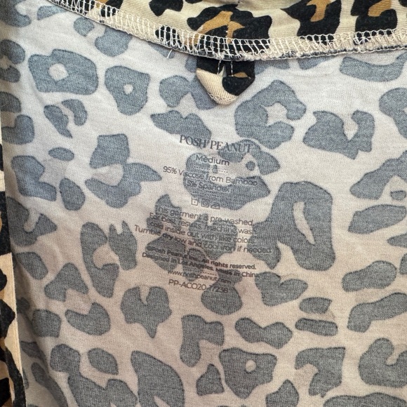 Posh Peanut Lana leopard robe size M - Picture 5 of 7